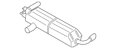 Silenciador original BMW 18-30-8-658-507 Foto 1 de 2