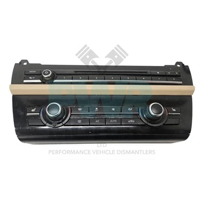 BMW F10 F11 5 Series Radio and Climate Control Panel 6805766 - Image 1 of 4