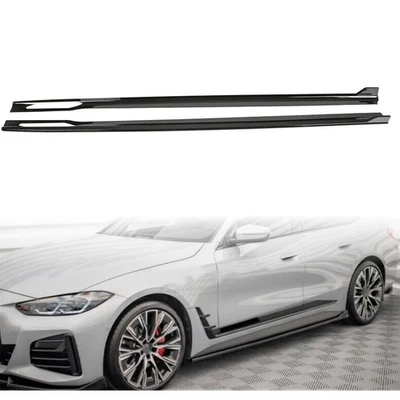 Extensión faldones laterales para BMW Serie 4 G26 Gran Coupé 2021-2025 4 puertas negro Foto 1 de 4