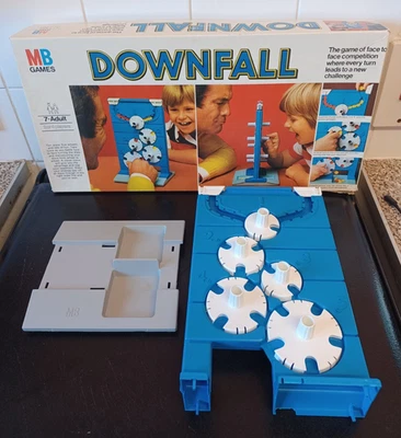 Vintage MB Downfall Board Game 1977 Long Box Edition Complete - Image 1 of 4
