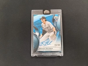 Brooks Baldwin Blue Refractor #CBA-BBA (2025 Topps Chrome Black Auto) 120/150 - Picture 1 of 6