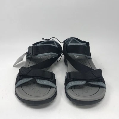Sandalias deslizantes Eddie Bauer con tiras, para niño talla 3 - gris/negro Foto 1 de 4