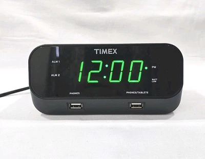 Timex RediSet Reloj Despertador Doble Carga USB y Batería de Respaldo Foto 1 de 4