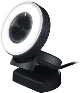 Razer Kiyo 1920 x 1080 Webcam with Adjustable Ring Light Certified Refurbished - Afbeelding 1 van 7