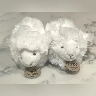 Doudou et Compagnie- Chestnut Baby Bunny Booties - Image 1 of 4