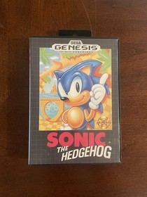 Sonic the Hedgehog Original Retail Version Sega Genesis Complete Tested