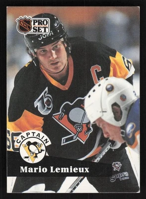 1991-92 Pro Set #581 Mario Lemieux Card TCCCX - Image 1 of 2