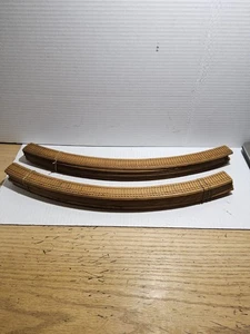 Vntg  HO Scale Wooden Roadbed For Model Railroad Tracks 14 Pieces - Picture 1 of 4