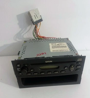 Saturn  AM-FM Radio Stereo CD Player 21025330 with pocket & harness Untested - Image 1 of 4