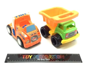 Kid DUMP TRUCK & SEMI TRUCK CAB Set - Picture 1 of 9