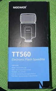 Neewer TT560 Flash Speedlite GN38 For Canon Nikon Panasonic Olympus Pentax - Picture 1 of 5