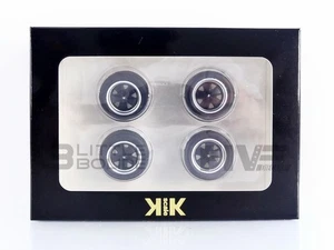 KK SCALE MODELS 1/18 - JUEGO RUEDAS NEUMÁTICO/RUEDAS - PORSCHE 1976 KKDCACC010 - Imagen 1 de 1