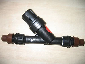 Filtro de riego regulador de presión 3/4" macho BSP, conexiones incluidas - Imagen 1 de 3