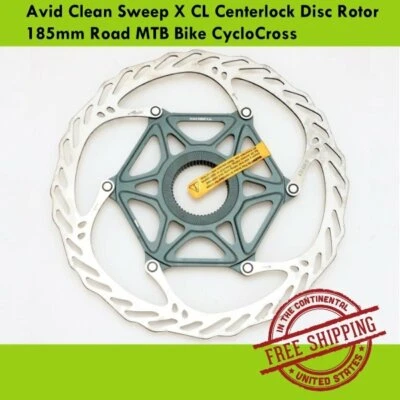 Avid Clean Sweep X CL Centerlock Disc Rotor 185mm Road MTB Bike CycloCross — 第 1/3 张图片