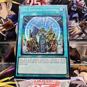 Yugioh Six Samurai United RA03-EN054 (Textured) PCR 1st Ed Near Mint - Picture 1 of 1
