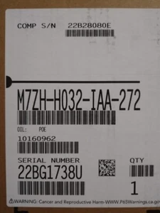 Emerson Copeland Compressor M7ZH-H032-IAA-272 - Picture 1 of 1