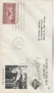 FREE SHIPPING-First day of issue, 1951  American Chemical Society NEW YORK  - Picture 1 of 1