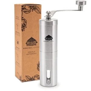Abnoba Coffee Manuelle Kaffeemühle | Edelstahl Handkaffeemühle Camping Outdoor - Bild 1 von 3