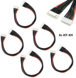 5 PCS JST-XH 6S Balance Plug Extension Lead Wire 200mm for LiPo Battery - Picture 1 of 2