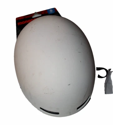 Mongoose SkullKap White Skull Youth All Terrain Bike Helmet 8+ MG77972-2 - Image 1 of 4