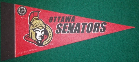 OTTAWA SENATORS NHL MINI PENNANT, NEW & MADE IN USA Cover
