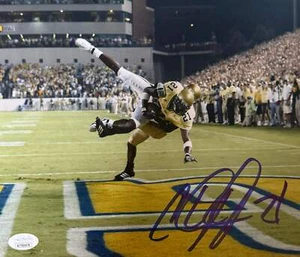 Calvin Johnson Georgia Tech Autographed Photo 8x10 JSA - Picture 1 of 1