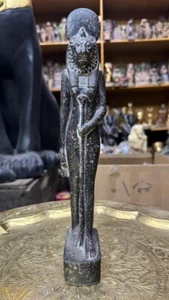 UNIQUE ANCIENT EGYPTIAN ANTIQUE Statue Large Of Goddess Sekhmet Lion Egyptian BC - Picture 1 of 7