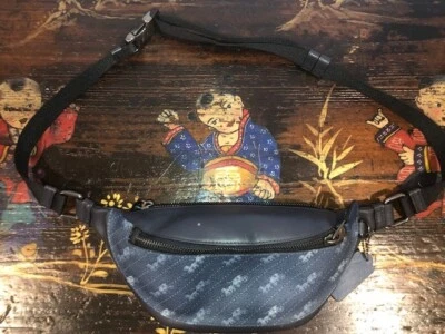 NWOT Coach Warren Mini Belt Bag W/Horse And Carriage Dot Print Pale Jewel Blue - Image 1 of 4