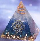 Blue Aventurine Healing Orgonite Pyramid Chakra Energy