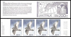 H329 Sweden 1981 Scott 1351 a MNH Gyrfalcon bird of prey engraved Czeslaw Slania - Picture 1 of 1