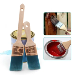 Pinceles de pintura todas las pinturas de látex y óleo cepillos de ángulo plano para la casa mejoras para el hogar - Imagen 1 de 25