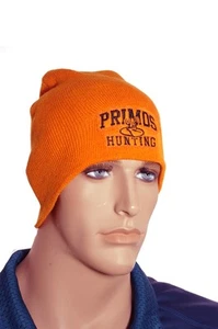 Para hombres PRIMOS CAZA Cálido Invierno Medias Gorra Sombrero Cazadores Seguridad Ardiente Naranja NUEVO - Imagen 1 de 1