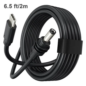 For Starlink Mini DC to USB C Type-C Power Cable 6.5 ft/2m Cord Adapter Charging - Afbeelding 1 van 6