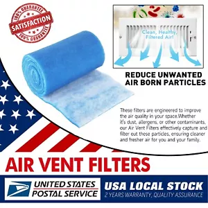 140"x12" Air Vent Filter Mat for Home Air Conditioner Vent Register Filters Pads - Picture 1 of 15