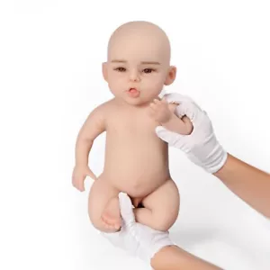 Bambola rinata fatta a mano 14" realistica bambino in silicone per tutto il corpo - Foto 1 di 6
