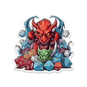 Dragon Dice Monsters Vinyl Aufkleber - Bild 1 von 3