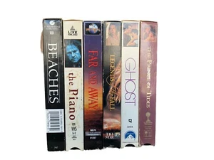 Epic Drama VHS Lot of 6 Ghost Far and Away Piano Beaches Legends Fall Tides - Bild 1 von 4