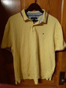 Tommy Hilfiger Poloshirt Yellow Flag XL Custom Fit  - Bild 1 von 6