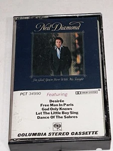 Neil Diamond I’m Glad You’re Here With Me Tonight Rock Music Album Cassette 1D21 - Picture 1 of 4