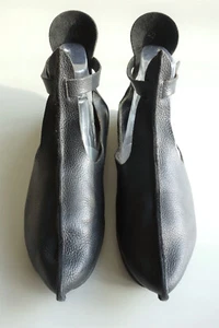 TRIPPEN Germany - Women's PENNA Leather Ballerinas MYSTIC f black US9 EU40 UK7 - Picture 1 of 15
