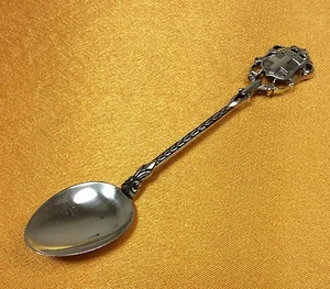 Vintage Antik .800 Sterling Silber Schweizer Souvenir Löffel - Bild 1 von 6