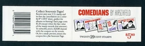 1991 US stamp booklet:: Comedians SC#2566a; 29 cent X20, MNH; FV=$5.8 - Picture 1 of 2
