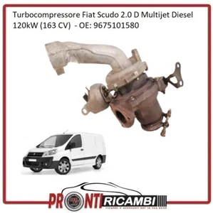 9675101580 Turbocompressore Fiat Scudo Multijet 2.0 (RH02) - Foto 1 di 1