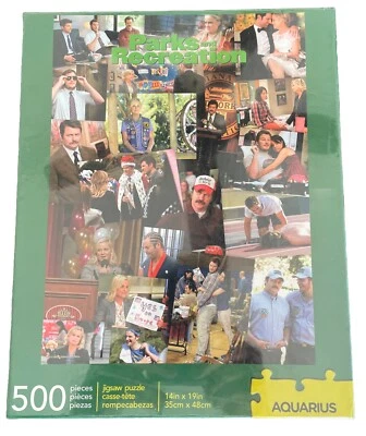 Rompecabezas Parques y Recreación, 500 Piezas, 14 InX 19", Nuevo En Caja Sellada Foto 1 de 4