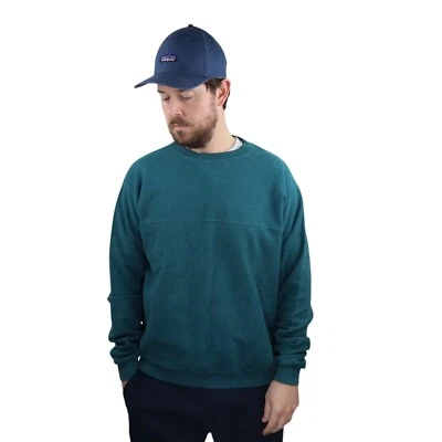 Suéter De Colección Años 90 Patagonia Algodón Texturizado Pescador Cuello Redondo Para Hombres XL Sudadera Foto 1 de 4