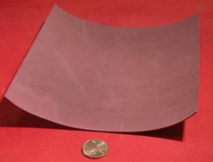 PTFE Rulon LR Sheet, Maroon Tint, 1/32" (.031") Thick x 6.0" x 6.0" - Picture 1 of 2