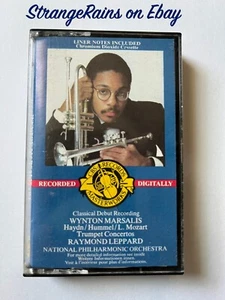 Haydn Hummel L. Mozart Trumpet Concertos by Wynton Marsalis Music Cassette Tape - Picture 1 of 6