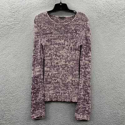 THEORY свитер женщин размер PTop клетку фиолетовый белый * - Изображение 1 из 4