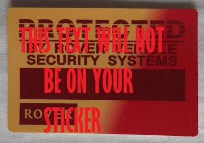 Etiqueta adhesiva grabada de seguridad Rover BAC10201 (200, 400, cupé, 600, 800) CANTIDAD 2 - Imagen 1 de 3