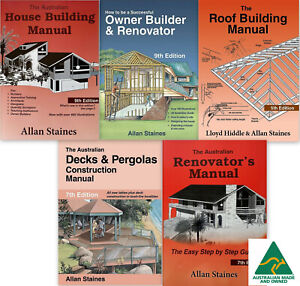 Apprentice Pack Allan Staines Books House Building Renovator Decks Pergolas Roof